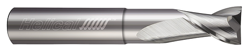 2 FL - Square - 0.3750" (3/8) Cutter DIA x 0.3750" (3/8) Shank DIA x 0.5000" (1/2) LOC x 2.2500" (2-1/4) OAL x 1.1250" (1-1/8) Reach - Uncoated  HELICAL  SKU HELSO1-59968