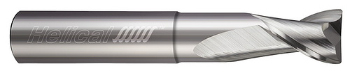 2 FL - Corner Radius - 1.0000" (1) Cutter DIA x 1.0000" (1) Shank DIA x 0.0600" Radius x 1.2500" (1-1/4) LOC x 4.7500" (4-3/4) OAL x 3.0000" (3) Reach - Uncoated  HELICAL  SKU HELSO1-60021