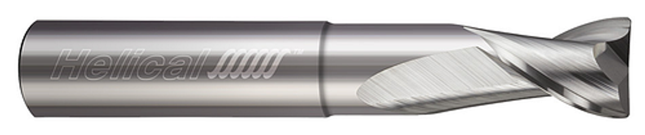 2 FL - Corner Radius - 1.0000" (1) Cutter DIA x 1.0000" (1) Shank DIA x 0.0300" Radius x 1.2500" (1-1/4) LOC x 4.7500" (4-3/4) OAL x 3.0000" (3) Reach - Uncoated  HELICAL  SKU HELSO1-60020