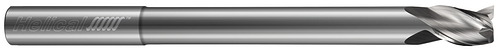 3 FL - Square - 35Â° Helix - 0.3750" (3/8) Cutter DIA x 0.3750" (3/8) Shank DIA x 0.5000" (1/2) LOC x 6.0000" (6) OAL x 4.0000" (4) Reach - Uncoated  HELICAL  SKU HELSO1-04245