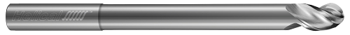 3 FL - Ball - 40Â° Helix - 0.7500" (3/4) Cutter DIA x 0.7500" (3/4) Shank DIA x 1.0000" (1) LOC x 4.0000" (4) OAL x 2.0000" (2) Reach - Uncoated  HELICAL  SKU HELSO1-47360