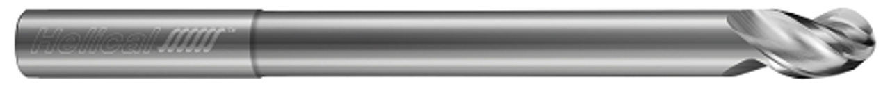 3 FL - Ball - 40Â° Helix - 0.7500" (3/4) Cutter DIA x 0.7500" (3/4) Shank DIA x 1.0000" (1) LOC x 7.0000" (7) OAL x 4.1250" (4-1/8) Reach - Uncoated  HELICAL  SKU HELSO1-83573