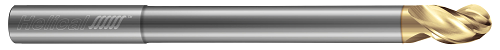 3 FL - Ball - 40Â° Helix - 0.2500" (1/4) Cutter DIA x 0.2500" (1/4) Shank DIA x 0.3750" (3/8) LOC x 4.0000" (4) OAL x 2.5000" (2-1/2) Reach - ZPLUS Coated  HELICAL  SKU HELSO1-82494