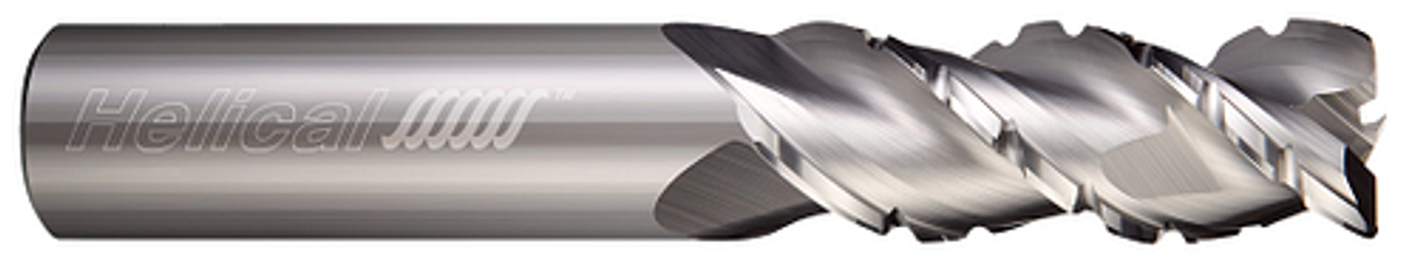 3 FL - Corner Radius - 45Â° Helix - 0.3750" (3/8) Cutter DIA x 0.3750" (3/8) Shank DIA x 0.0200" Radius x 1.0000" (1) LOC x 3.0000" (3) OAL - Uncoated  HELICAL  SKU HELSO1-29300