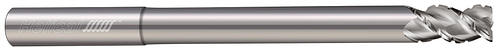 3 FL - Corner Radius - 45Â° Helix - 0.2500" (1/4) Cutter DIA x 0.2500" (1/4) Shank DIA x 0.0200" Radius x 0.3750" (3/8) LOC x 4.0000" (4) OAL x 2.1250" (2-1/8) Reach - Uncoated  HELICAL  SKU HELSO1-28135