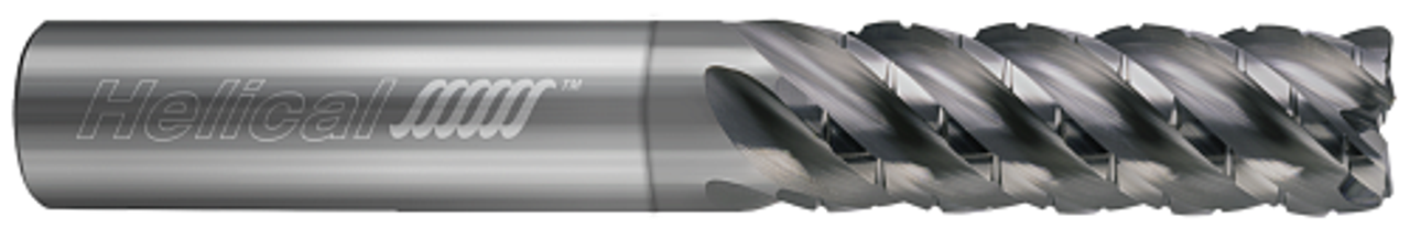 5 FL - Corner Radius - 0.3750" (3/8) Cutter DIA x 0.3750" (3/8) Shank DIA x 0.0300" Radius x 1.5000" (1-1/2) LOC x 3.5000" (3-1/2) OAL - NPLUS CoatedÂ   HELICAL  SKU HELSO1-84244