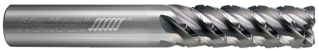 5 FL - Corner Radius - 0.1250" (1/8) Cutter DIA x 0.2500" (1/4) Shank DIA x 0.0100" Radius x 0.3750" (3/8) LOC x 2.5000" (2-1/2) OAL - UncoatedÂ   HELICAL  SKU HELSO1-84199