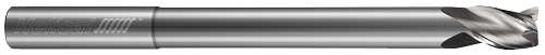 3 FL - Corner Radius - 35Â° Helix - 0.5000" (1/2) Cutter DIA x 0.5000" (1/2) Shank DIA x 0.0300" Radius x 0.6250" (5/8) LOC x 4.0000" (4) OAL x 2.2500" (2-1/4) Reach - Uncoated, 86712Â , 86712Â   HELICAL  SKU HELSO1-86712