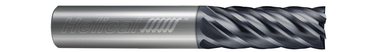 6 FL - Square - 0.2500" (1/4) Cutter DIA x 0.2500" (1/4) Shank DIA x 1.0000" (1) LOC x 3.0000" (3) OAL - APLUS Coated  HELICAL  SKU HELSO1-59253