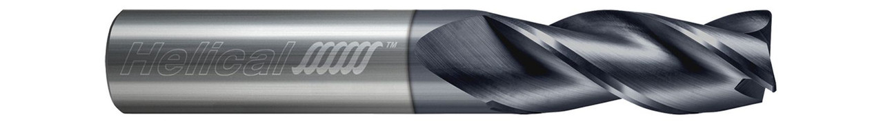 3 FL - Corner Radius - 0.7500" (3/4) Cutter DIA x 0.7500" (3/4) Shank DIA x 0.0300" Radius x 1.0000" (1) LOC x 3.0000" (3) OAL - APLUS Coated  HELICAL  SKU HELSO1-08467