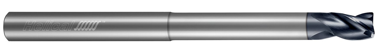3 FL - Corner Radius - 0.2500" (1/4) Cutter DIA x 0.2500" (1/4) Shank DIA x 0.0200" Radius x 0.3750" (3/8) LOC x 4.0000" (4) OAL x 2.1250" (2-1/8) Reach - APLUS Coated  HELICAL  SKU HELSO1-10137