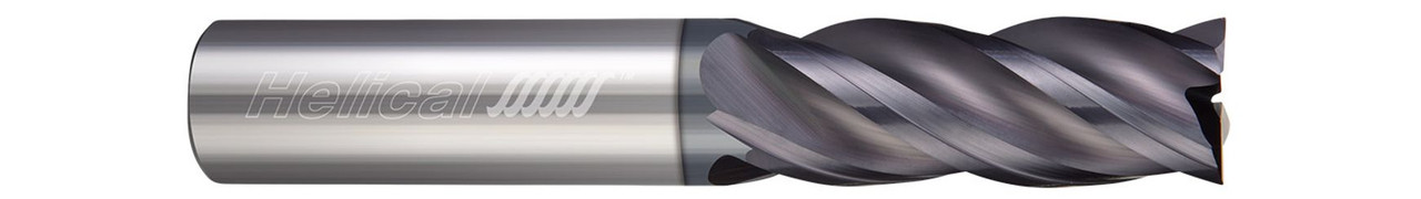 4 FL - Square - 0.4375" (7/16) Cutter DIA x 0.4375" (7/16) Shank DIA x 0.6250" (5/8) LOC x 2.7500" (2-3/4) OAL - APLUS Coated  HELICAL  SKU HELSO1-30407