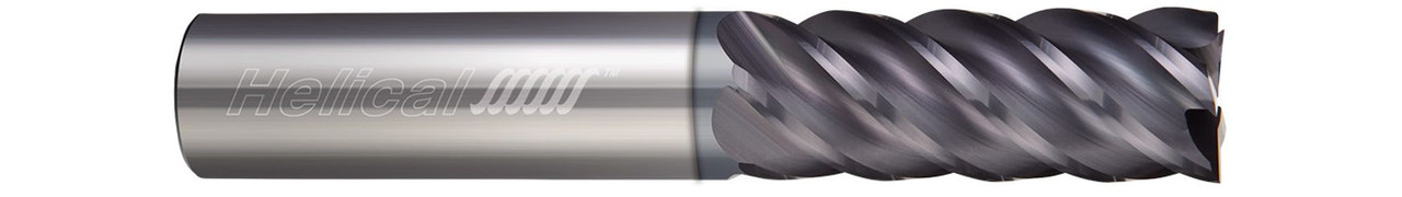 5 FL - Square - 0.1250" (1/8) Cutter DIA x 0.1250" (1/8) Shank DIA x 0.7500" (3/4) LOC x 2.5000" (2-1/2) OAL - APLUS Coated  HELICAL  SKU HELSO1-05037