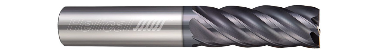 5 FL - Square - 0.2187" (7/32) Cutter DIA x 0.2500" (1/4) Shank DIA x 0.4375" (7/16) LOC x 2.5000" (2-1/2) OAL - APLUS Coated  HELICAL  SKU HELSO1-81709