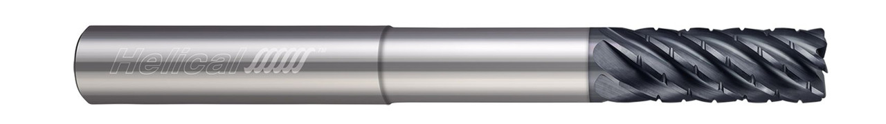 7 FL - Corner Radius - 0.2500" (1/4) Cutter DIA x 0.2500" (1/4) Shank DIA x 0.0200" Radius x 0.7500" (3/4) LOC x 4.0000" (4) OAL x 2.1250" (2-1/8) Reach - APLUS Coated  HELICAL  SKU HELSO1-82928