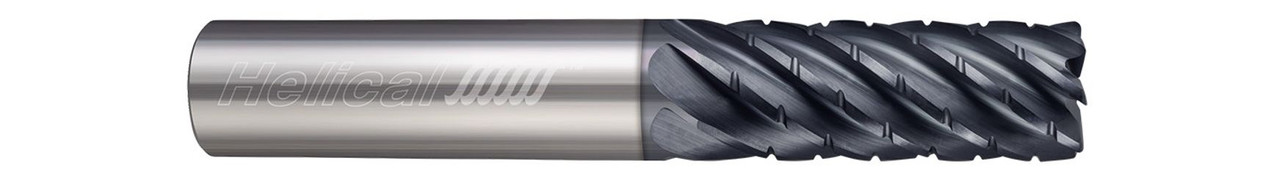 7 FL - Corner Radius - 0.7500" (3/4) Cutter DIA x 0.7500" (3/4) Shank DIA x 0.0300" Radius x 4.0000" (4) LOC x 6.5000" (6-1/2) OAL - APLUS Coated  HELICAL  SKU HELSO1-87185