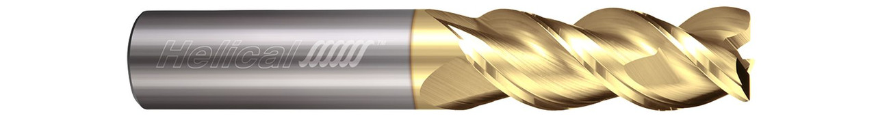 3 FL - Corner Radius - 45Â¡ Helix - 0.5000" (1/2) Cutter DIA x 0.5000" (1/2) Shank DIA x 0.0100" Radius x 0.6250" (5/8) LOC x 2.5000" (2-1/2) OAL - Uncoated  HELICAL  SKU HELSO1-88767