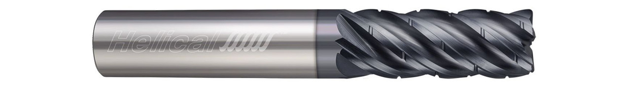 5 FL - Corner Radius - 0.5000" (1/2) Cutter DIA x 0.5000" (1/2) Shank DIA x 0.0600" Radius x 1.6250" (1-5/8) LOC x 4.0000" (4) OAL - APLUS Coated, 81963  HELICAL  SKU HELSO1-81963