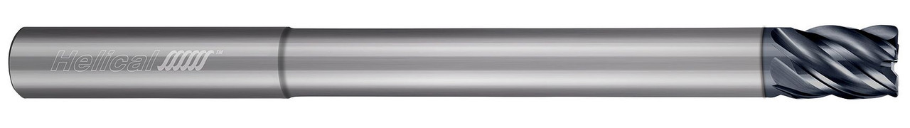 5 FL - Corner Radius - 0.5000" (1/2) Cutter DIA x 0.5000" (1/2) Shank DIA x 0.0300" Radius x 1.2500" (1-1/4) LOC x 6.0000" (6) OAL x 4.1250" (4-1/8) Reach - APLUS Coated, 83039  HELICAL  SKU HELSO1-83039