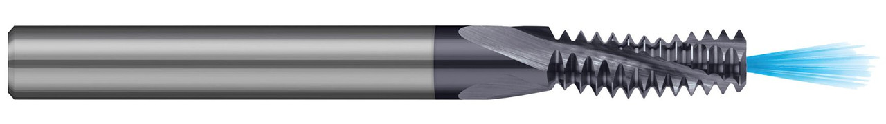6-32 - 0.1000" Cutter DIA x 0.2180" (7/32) LOC - 3 FL - AlTiN Coated Â– HARVEY TOOL Â– SKU HARTO1-17322-C3