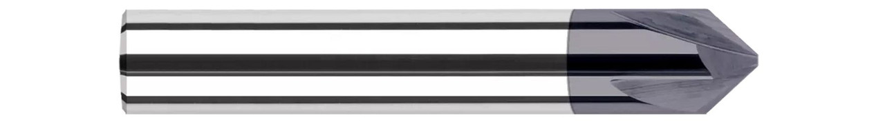 6.000 mm Shank DIA x 45Ã‚Â° per side - 4 FL - AlTiN Coated Â– HARVEY TOOL Â– SKU HARTO1-777645-C3