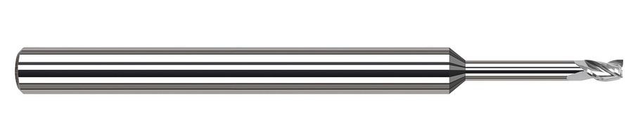 3 FL - 0.0390" (1 mm) Cutter DIA x 0.0590" LOC x 0.2810" (9/32) Reach, 934839 Â– HARVEY TOOL Â– SKU HARTO1-934839