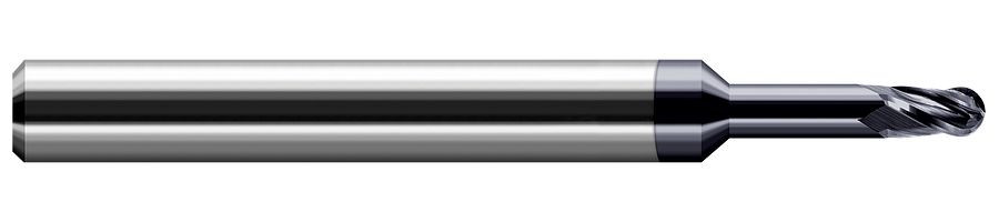 4 FL - 0.0400" Cutter DIA x 0.0600" LOC x 0.2030" (13/64) Reach - AlTiN Coated, 64240-C3  HARVEY TOOL  SKU HARTO1-64240-C3
