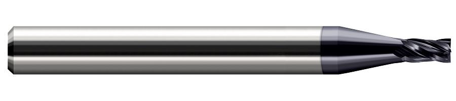 4 FL - 1.500 mm Cutter DIA x 2.200 mm LOC - AlTiN Coated, 740733-C3 Â– HARVEY TOOL Â– SKU HARTO1-740733-C3