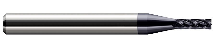 4 FL - 1.000 mm Cutter DIA x 3.000 mm LOC - AlTiN Coated, 743422-C3 Â– HARVEY TOOL Â– SKU HARTO1-743422-C3