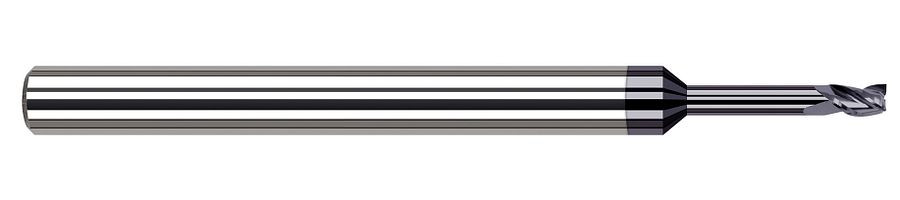 4 FL - 0.0620" (1/16) Cutter DIA x 0.0930" (3/32) LOC x 0.3750" (3/8) Reach - AlTiN Coated, 753662-C3  HARVEY TOOL  SKU HARTO1-753662-C3