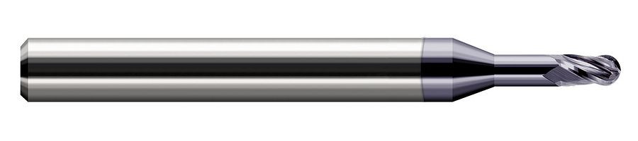 4 FL - 0.0620" (1/16) Cutter DIA x 0.0930" (3/32) LOC x 0.2500" (1/4) Reach - AlTiN Coated, 754362-C3 Â– HARVEY TOOL Â– SKU HARTO1-754362-C3