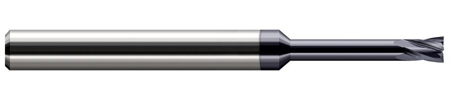 4 FL - 0.0620" (1/16) Cutter DIA x 0.0930" (3/32) LOC x 0.3120" (5/16) Reach - AlTiN Coated, 780162-C3 Â– HARVEY TOOL Â– SKU HARTO1-780162-C3