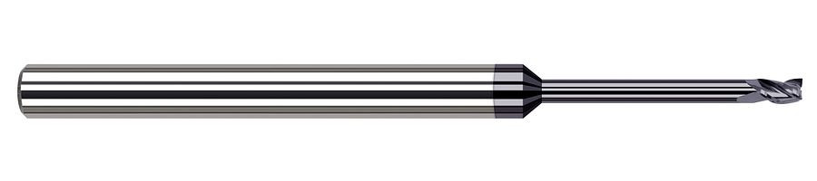 4 FL - 0.0620" (1/16) Cutter DIA x 0.0930" (3/32) LOC x 0.6250" (5/8) Reach - AlTiN Coated, 789162-C3  HARVEY TOOL  SKU HARTO1-789162-C3