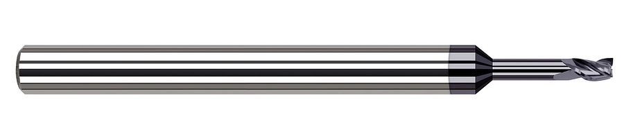 4 FL - 0.1180" (3 mm) Cutter DIA x 0.1770" LOC x 0.6250" (5/8) Reach - AlTiN Coated, 861705-C3 Â– HARVEY TOOL Â– SKU HARTO1-861705-C3