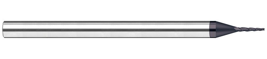 3 FL - 0.0450" Cutter DIA x 0.2500" (1/4) LOC - AlTiN Nano Coated, 904345-C6  HARVEY TOOL  SKU HARTO1-904345-C6