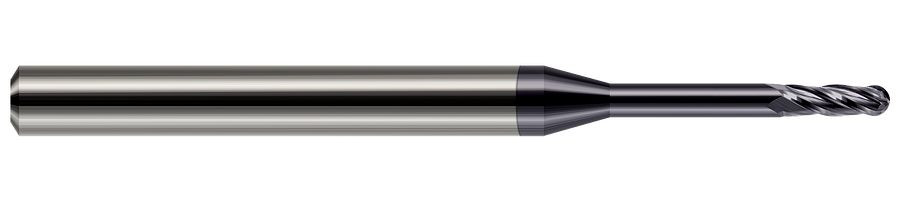 4 FL - 0.0470" (3/64) Cutter DIA x 0.1410" LOC x 0.3750" (3/8) Reach - AlTiN Coated, 904447-C3  HARVEY TOOL  SKU HARTO1-904447-C3