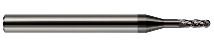 4 FL - 0.0930" (3/32) Cutter DIA x 0.2790" LOC x 0.5000" (1/2) Reach - Amorphous Diamond Coated, 982893-C4 Â– HARVEY TOOL Â– SKU HARTO1-982893-C4