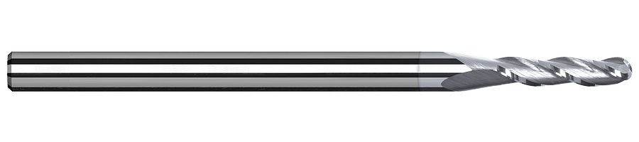 3 FL - 0.3750" (3/8) Cutter DIA x 1.1250" (1-1/8) LOC - TiB2 Coated, 989824-C8  HARVEY TOOL  SKU HARTO1-989824-C8