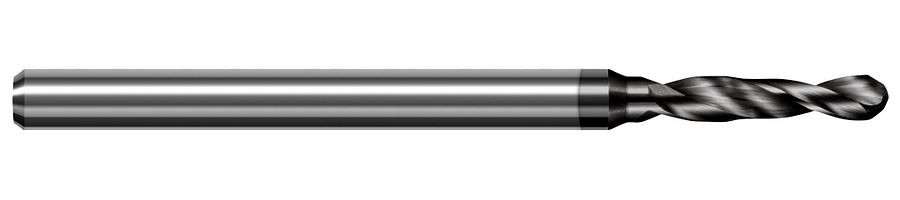 4.851 mm Drill DIA x 32.000 mm Flute Length - 2 FL - Amorphous Diamond Coated, DDA1909-C4 Â– HARVEY TOOL Â– SKU HARTO1-DDA1909-C4