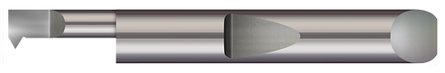 0.0700" Min Bore DIA x 0.350" Max Bore Depth x 0.0200" Projection x 0.1875" (3/16) Shank DIA x 1.50" (1-1/2) Overall Length x 0.002" Corner Radius #28-56 - Carbide Quick Change - UN Thread - Single Point Right Hand, QIT-060350  MICRO 100  SKU MIC100-QIT-060350