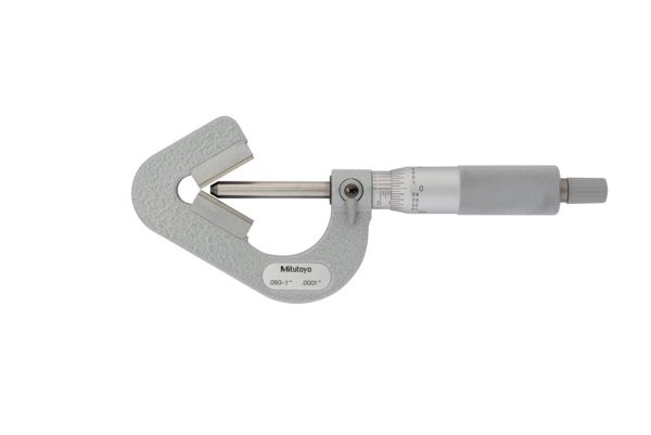 3 Flute V-Anvil Micrometer 0,09-1"|Mitutoyo-114-202  Mitutoyo  SKU MITAM1-114-202