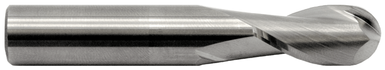 End Mill 3/4" Ball, Carbide, Two Flute, Single End  Michigan Drill  SKU MICDR1-KB92 3/4