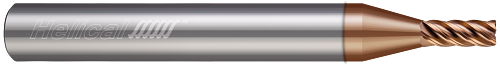 5 FL - Corner Radius - 3.000 mm Cutter DIA x 6.000 mm Shank DIA x 0.500 mm Radius x 9.000 mm LOC x 63.000 mm OAL - TPLUS Coated  HELICAL  SKU HELSO1-89849