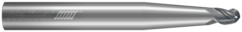 3 FL - Ball - 0.1250" (1/8) Cutter DIA x 0.3750" (3/8) Shank DIA x 0.1875" (3/16) LOC x 3.5000" (3-1/2) OAL x 1.5222" Reach - NPLUS Coated  HELICAL  SKU HELSO1-89086