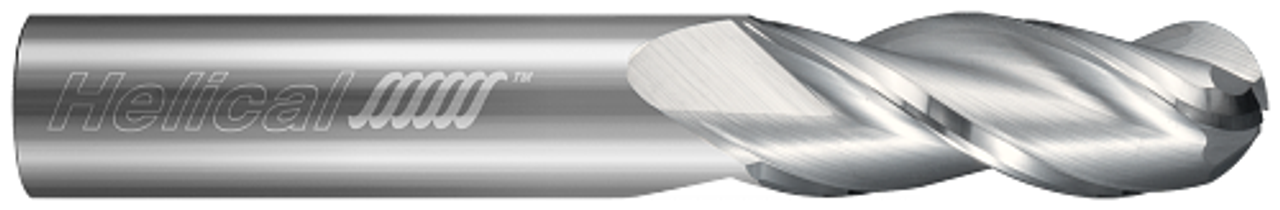 3 FL - Ball - 1.0000" (1) Cutter DIA x 1.0000" (1) Shank DIA x 2.0000" (2) LOC x 5.0000" (5) OAL  - Uncoated