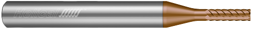 6 FL - Corner Radius - 0.1250" (1/8) Cutter DIA x 0.2500" (1/4) Shank DIA x 0.0100" Radius x 0.3750" (3/8) LOC x 2.5000" (2-1/2) OAL - TPLUS Coated  HELICAL  SKU HELSO1-89409
