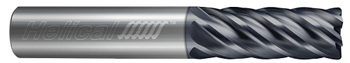 6 FL - Corner Radius - 0.7500" (3/4) Cutter DIA x 0.7500" (3/4) Shank DIA x 0.1575" Radius x 2.7500" (2-3/4) LOC x 5.0000" (5) OAL - APLUS Coated  HELICAL  SKU HELSO1-89708