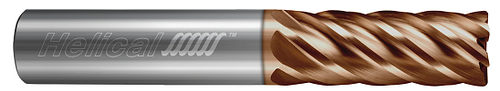 6 FL - Corner Radius - 0.5000" (1/2) Cutter DIA x 0.5000" (1/2) Shank DIA x 0.1181" Radius x 1.0000" (1) LOC x 3.0000" (3) OAL - TPLUS Coated  HELICAL  SKU HELSO1-89710