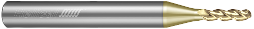 3 FL - Ball - 40Â° Helix - 0.0938" Cutter DIA x 0.2500" (1/4) Shank DIA x 0.5000" (1/2) LOC x 2.0000" (2) OAL - ZPLUS Coated  HELICAL  SKU HELSO1-89542