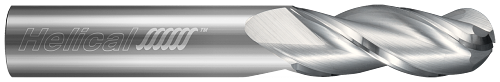 3 FL - Ball - 0.1875" (3/16) Cutter DIA x 0.1875" (3/16) Shank DIA x 0.5625" (9/16) LOC x 2.5000" (2-1/2) OAL - Uncoated  HELICAL  SKU HELSO1-89196